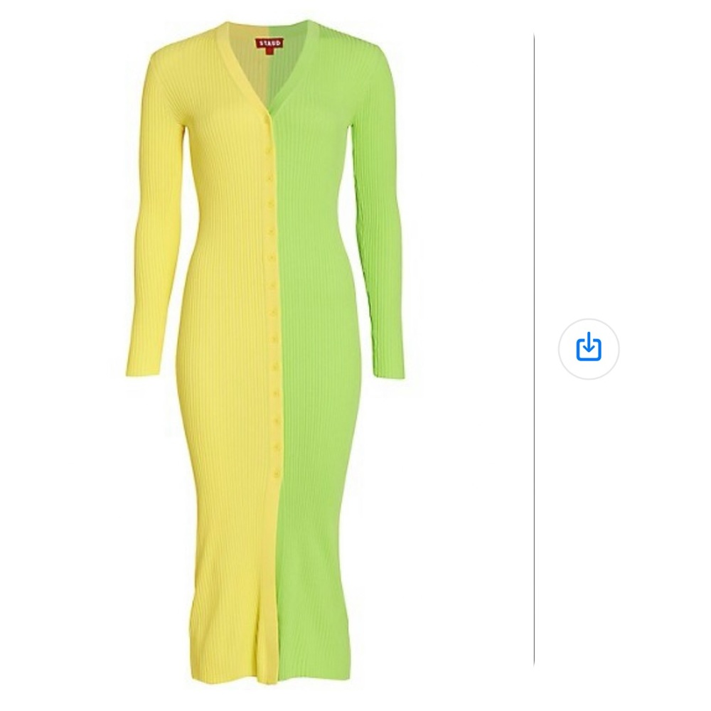 Staud - Shoko Colorblock Dress